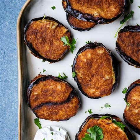 Gebakken Aubergines Met Tzatziki Jumbo