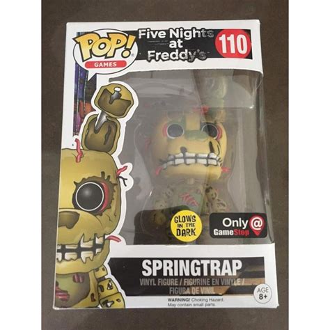 Fnaf 5ナイツ ファンコ Funko Pop Five Nights At Freddys Glow Springtrap 110