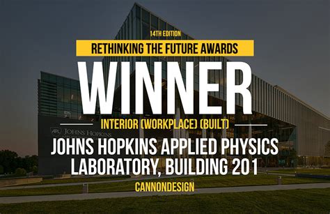 Johns Hopkins Applied Physics Laboratory Building 201 Cannondesign India Architecture Awards