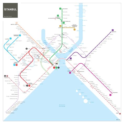 Istanbul Tourist Metro Map Navigating The Beauty Of Istanbul With