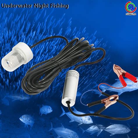 30w Attracting Squid Fishing Light 3300lm R G B Underwater Led Diving