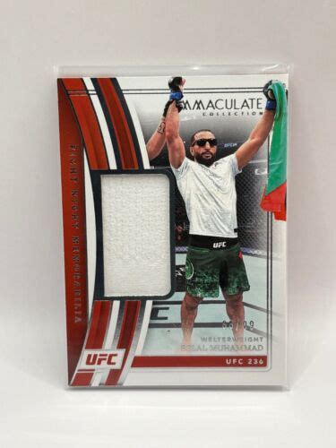 Belal Muhammad Relic Patch 99 2023 Panini Immaculate Collection UFC