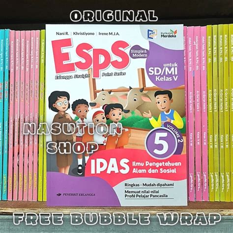 Jual Buku Esps IPAS Kelas 5 SD MI Volume 2 Erlangga Kurikulum Merdeka