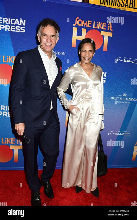 Brian Stokes Mitchell And Wife Allyson Tucker Attends The Some Like It