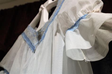 S Vintage Sheer Blue Nightgown Gotham Lingerie Baby Gem