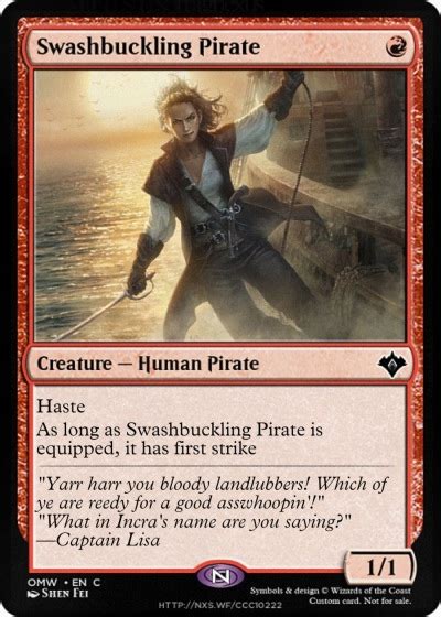 Mtgnexus Swashbuckling Pirate