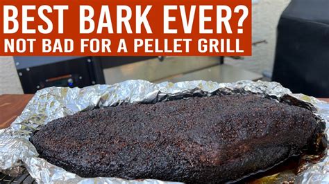 Smoked Brisket On A Pellet Grill Foil Boat YouTube