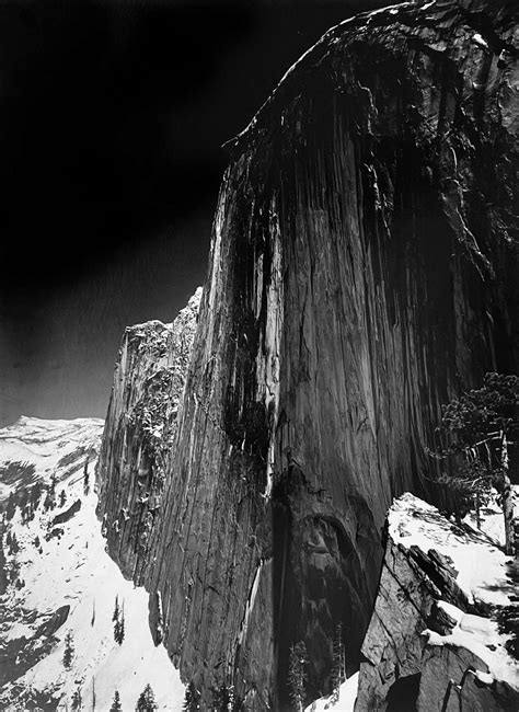 Ansel Adams Monolith The Face Of Half Dome Yosemite National Park