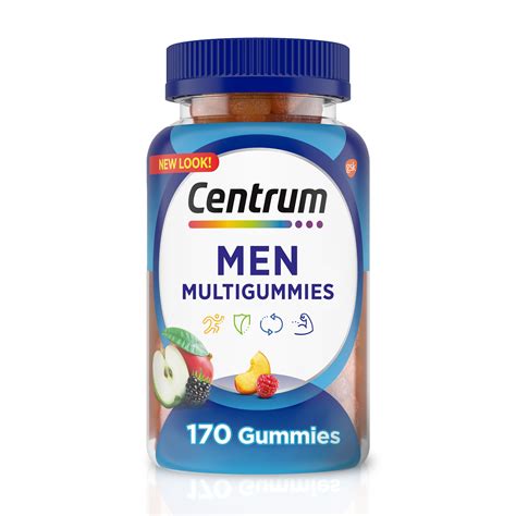 Centrum Multigummies Gummy Multivitamin For Men Assorted Fruit Flavor 170 Ct Pick Up In