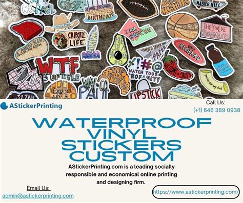 Custom Waterproof Stickers | Waterproof Labels For Bottles | by ...