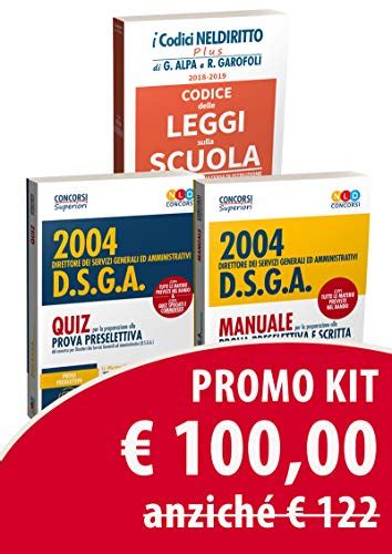 Concorso Dsga Libri E Manuali Da Studiare Nel