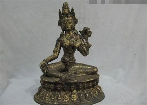 Wholesale Factory 11 Tibet Folk 100 Pure Bronze Gild Green TaRa Kwan