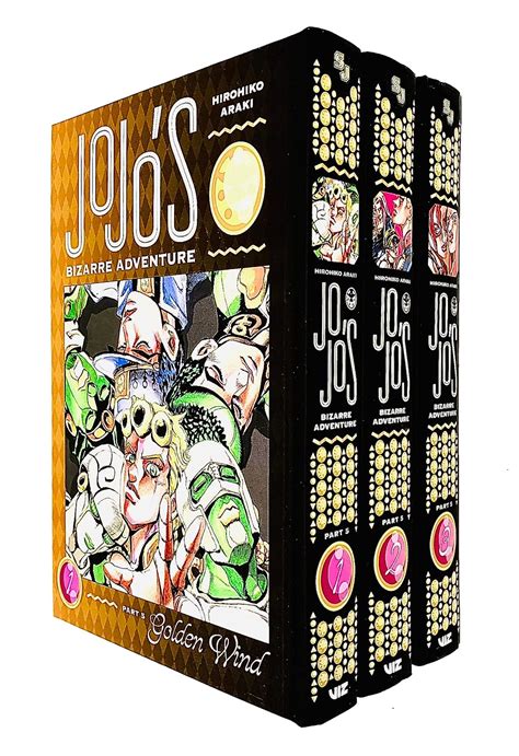 Jojos Bizarre Adventure Part 5 Golden Wind Vol 1 3 Collection 3 Books