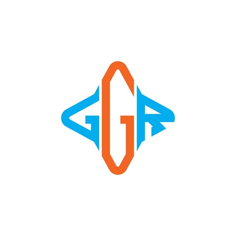 Ggr Letter Logo Creative Design With Vector Graphic 7927752 Vector Art