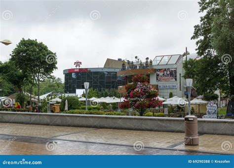 The Streets Of Palanga City In Lithuania Editorial Stock Photo Image