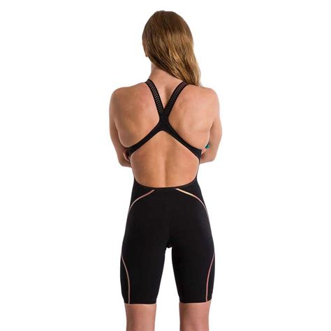 Speedo Fastskin Lzr Pure Intent Open Back Kneeskin Swimsuit Black Swiminn