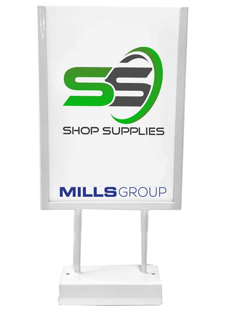 Sign Holder Kit A4 Acrylic Mills Shelving