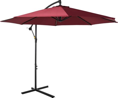 Outsunny Meter Cantilever Umbrella Garden Banana Parasol Price