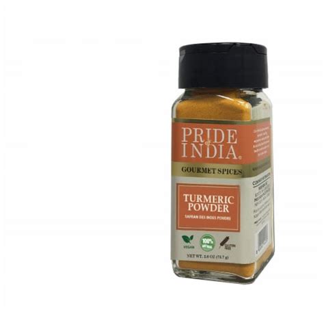 Natural Turmeric Ground Traditional Indian Spice 2 6 Oz Small Dual