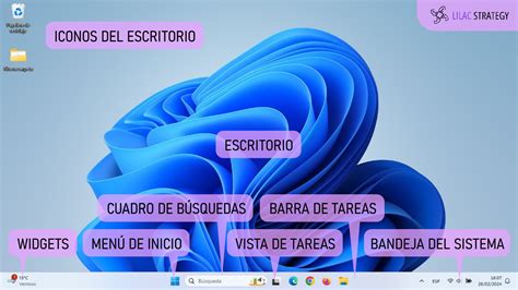 Partes Del Escritorio De Windows