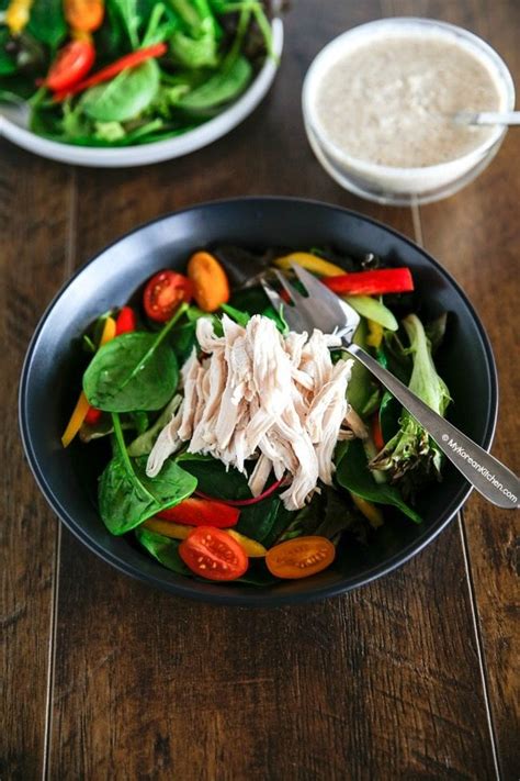 Korean Shredded Chicken Salad With Creamy Sesame Mayo Dressing My