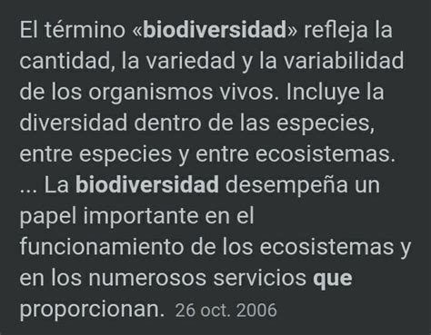 Que Es La Biodiversidad Brainly Lat