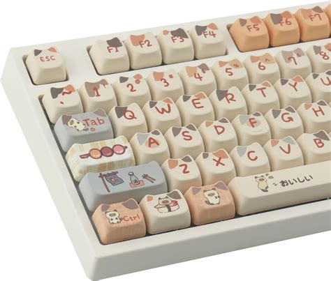 Amazon Tyrixki Pbt Keycaps Keys Cute Keycaps Dye Sublimation