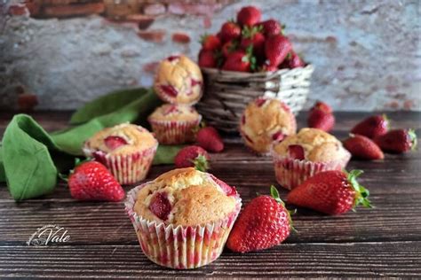 Muffin Alle Fragole Sofficissimi Ricetta Senza Latte E Senza Burro