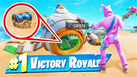 Alleen Ruimteship Loot Tegen Bots In Fortnite Season Youtube