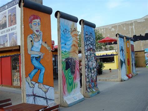 Sections Of The Demolished Berlin Wall Editorial Photo Image Of