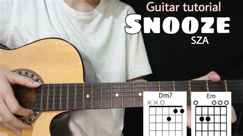 Snooze Guitar Tutorial Sza Only 3 Chords With Lyrics Youtube