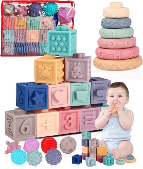 Montessori Pi Ces Pour Enfants Mois Et Plus Cube Balle