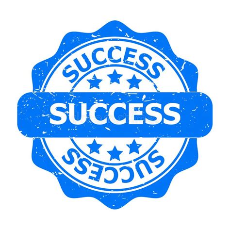 Blue Success Seal Or Icon Stock Vector Image 42036702