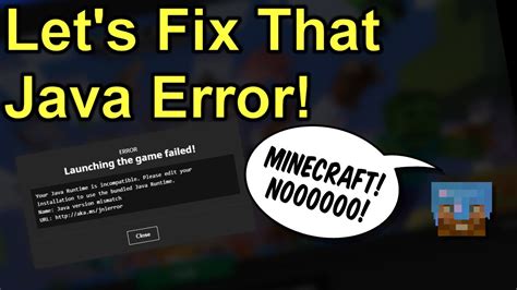 Let S Fix That Minecraft Java Version Error Important Update In