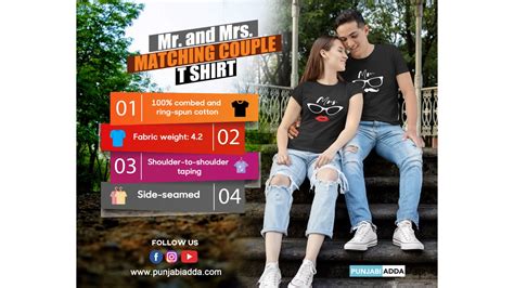 Ppt Mr And Mrs Matching Couple T Shirt Punjabi Adda Powerpoint