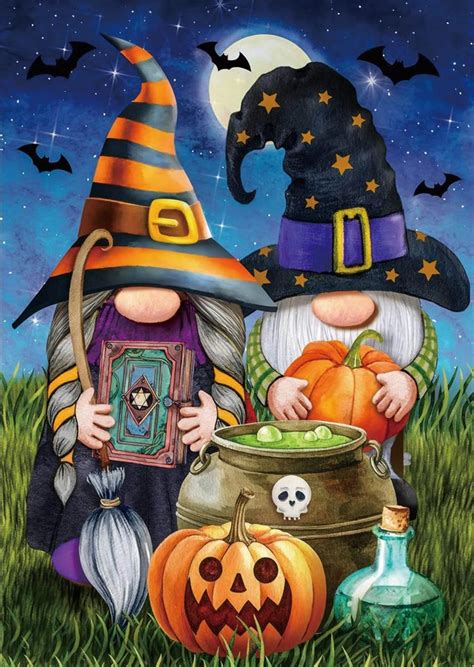 Halloween Diamond Painting Kits For Adults Gnome Diamond Art Kits For