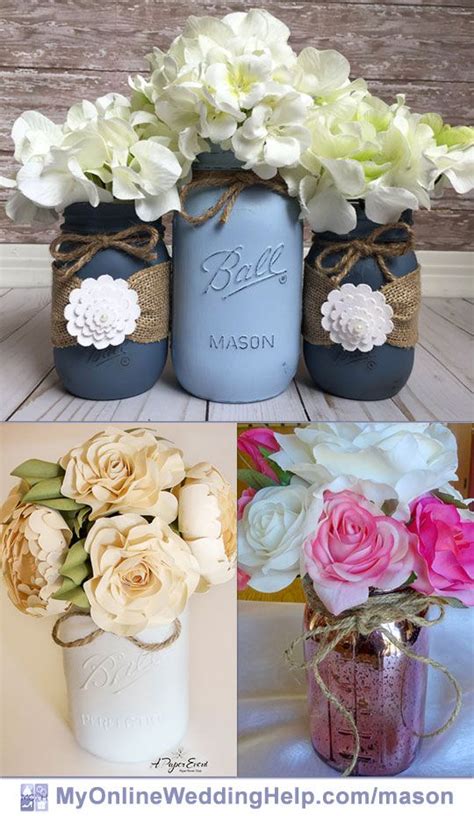 Diy Centerpieces Using Mason Jars