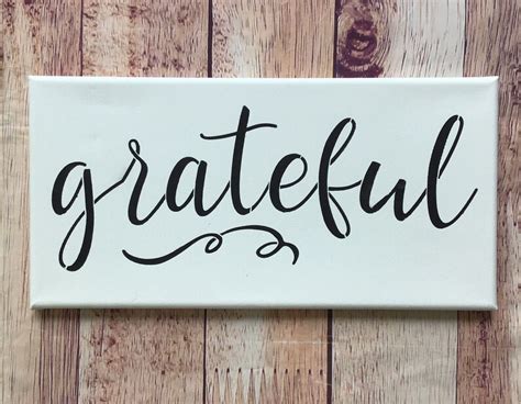 Grateful Thankful Blessed Wall Hanging Wall Arthome Decor - Etsy