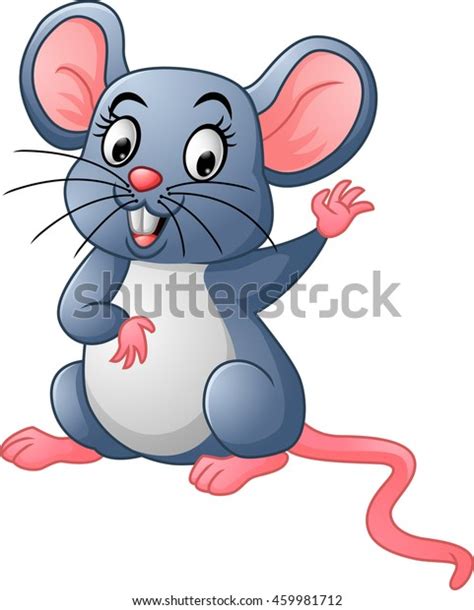 Happy Mouse Cartoon Stock Vector (Royalty Free) 459981712