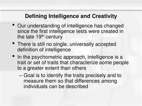 Ppt Chapter 9 Intelligence And Creativity Powerpoint Presentation