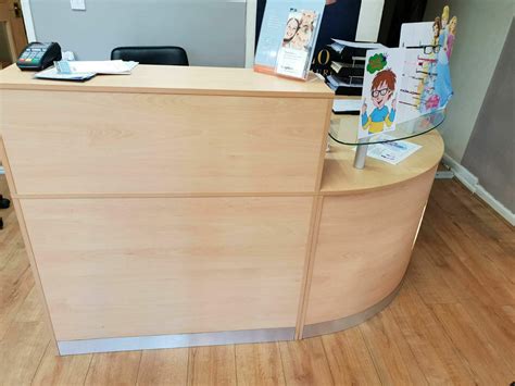 Buy Magickitchens LE RECEPTION DESK WITH DRAWERS CURVED RECEPTION DESK