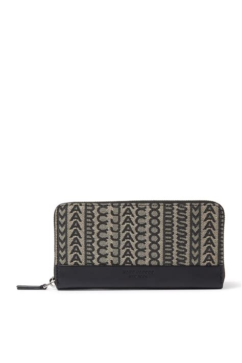 Buy Marc Jacobs The Monogram Jacquard Continental Wallet For Womens