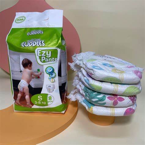 Oem Odm Fluff Pulp Diaper Overnight Training Pants Newborn Baby Pull Up