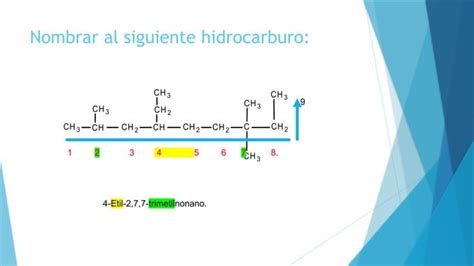 Sesi N Hidrocarburos Saturados Nomenclatura Alcanos Pptx