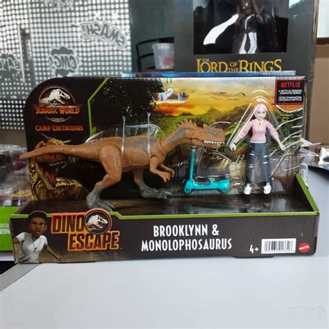 Jual Mattel Jurassic World Dino Escape Brooklynn And Monolophosaurus Kota Surabaya Capsule