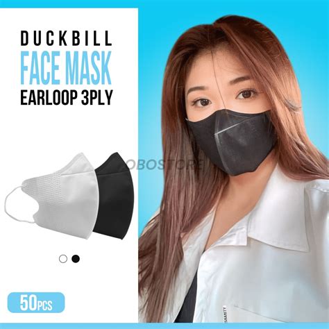 Jual Masker Duckbill Earloop Face Mask Tali Kuping Ply Ply Isi