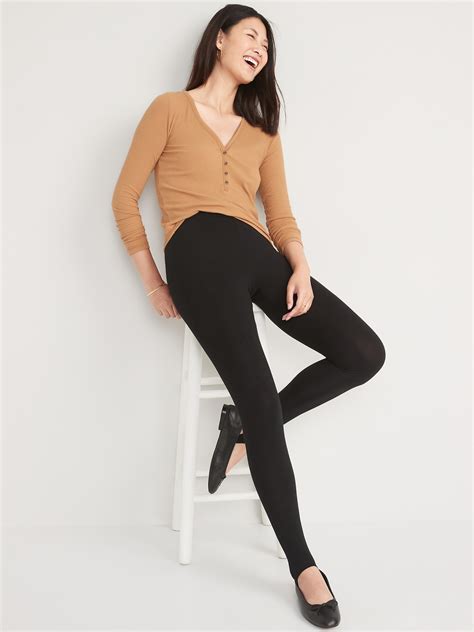 High Waisted Stirrup Leggings For Women Old Navy