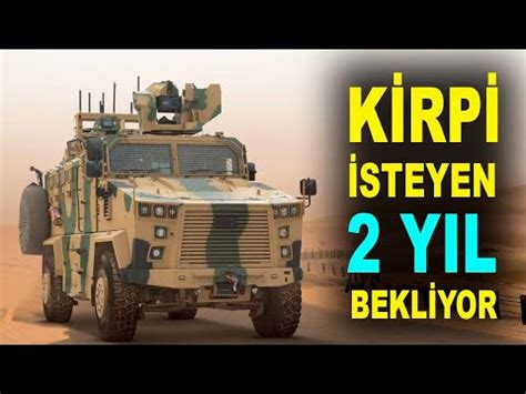 Kirpi 4x4 yok satıyor Savunma Sanayi Türk Silahlı Kuvvetleri