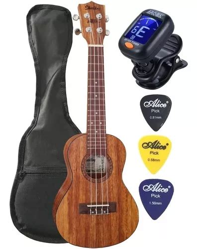 Kit Completo Ukulele Concert Shelby Mogno Su M Frete Gr Tis