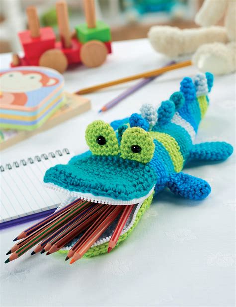 Crochet Crocodile Pencil Case Crochet Pattern